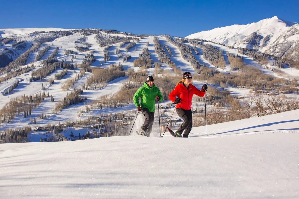 Snowshoeing in Snowmass